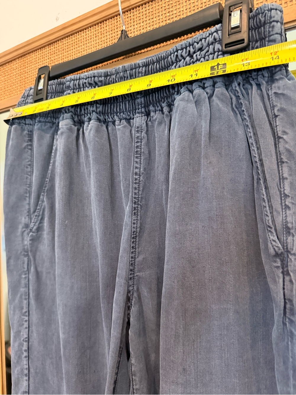 MOTHER The Bingo Fray Cropped Wide Leg Pants Medium - Picture 8 of 16